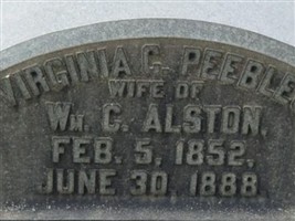 Virginia C. Peebles Alston