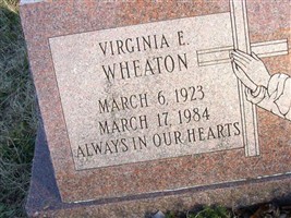 Virginia E Wheaton