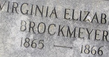 Virginia Elizabeth Brockmeyer Virginia Elizabeth Brockmeyer