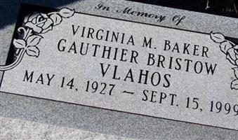 Virginia M Baker Gauthier Bristow Vlahos