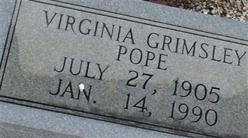 Virginia Grimsley Pope