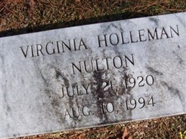 Virginia Holleman Nulton