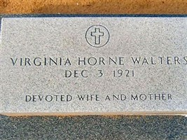 Virginia Horne Walters Virginia Horne Walters