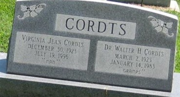 Virginia Jean "nan" Cordts