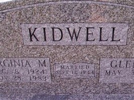 Virginia M Kidwell