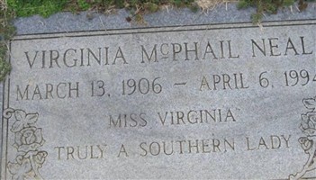 Virginia McPhail Neal