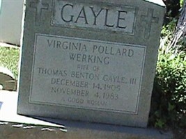 Virginia Pollard Werking Gayle Virginia Pollard Werking Gayle