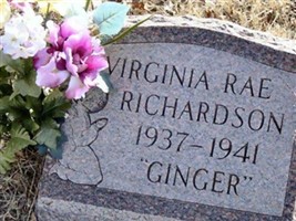 Virginia Rae "Ginger" Richardson Virginia Rae "Ginger" Richardson