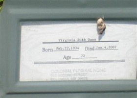 Virginia Ruth Fortenberry Dunn