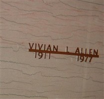 Vivian I Allen Vivian I Allen
