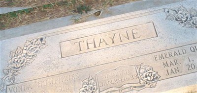 Vonda Humphries Thayne Vonda Humphries Thayne