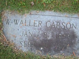 W. Waller Carson, Jr W. Waller Carson, Jr