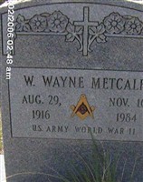 W Wayne Metcalf W Wayne Metcalf