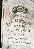 W. A. Stephens W. A. Stephens