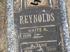 Waite A. Reynolds Waite A. Reynolds