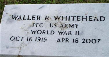 Waller R Whitehead Waller R Whitehead