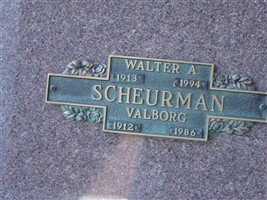 Walter A Scheurman Walter A Scheurman