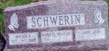 Walter A Schwerin Walter A Schwerin