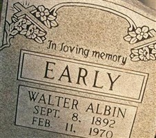 Walter Albin Early Walter Albin Early