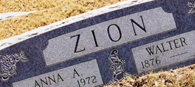 Walter Anson Zion Walter Anson Zion