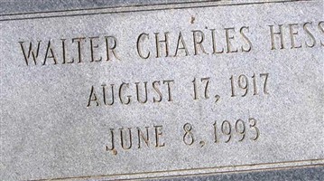 Walter Charles Hess Walter Charles Hess