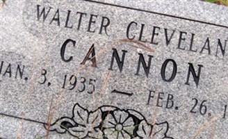 Walter Cleveland Cannon Walter Cleveland Cannon