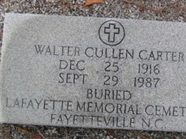 Walter Cullen Carter Walter Cullen Carter