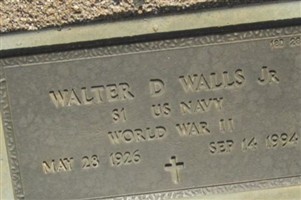 Walter D Walls, Jr