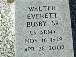 Walter E. Busby, Sr