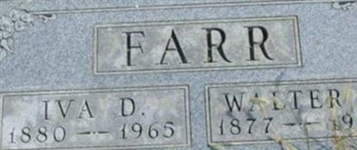 Walter E Farr