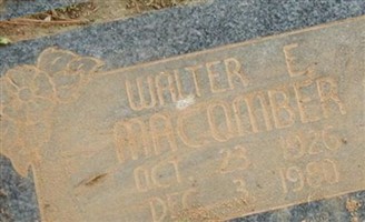 Walter E. MaComber