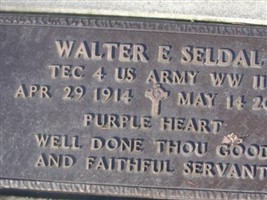 Walter E Seldal Walter E Seldal
