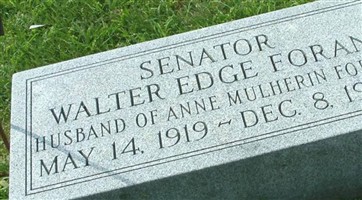 Walter Edge Foran Walter Edge Foran