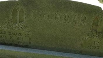 Walter Edward Cochran, Sr Walter Edward Cochran, Sr