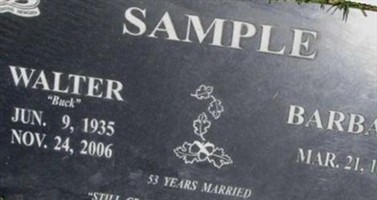 Walter Eugene "Buck" Sample