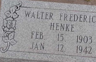 Walter Frederick Henke