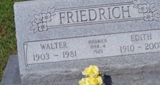 Walter Friedrich Walter Friedrich