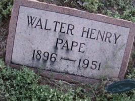 Walter Henry Pape