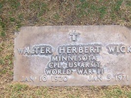 Walter Herbert Wick Walter Herbert Wick