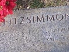 Walter J Fitzsimmons Walter J Fitzsimmons