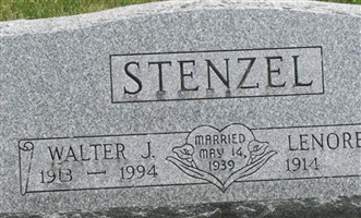 Walter J. Stenzel Walter J. Stenzel