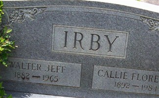 Walter Jeff Irby