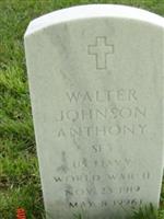 Walter Johnson Anthony