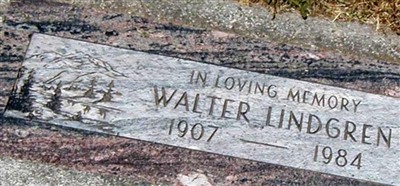 Walter Lindgren Walter Lindgren