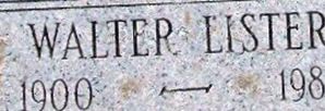 Walter Lister Conner Walter Lister Conner