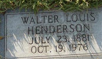 Walter Louis Henderson