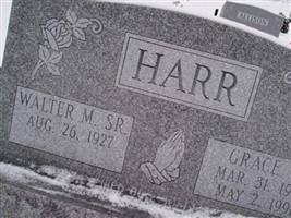 Walter M Harr, Sr