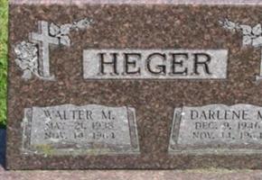 Walter M Heger Walter M Heger