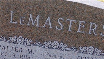 Walter M LeMasters