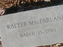 Walter MacFarlane Walter MacFarlane